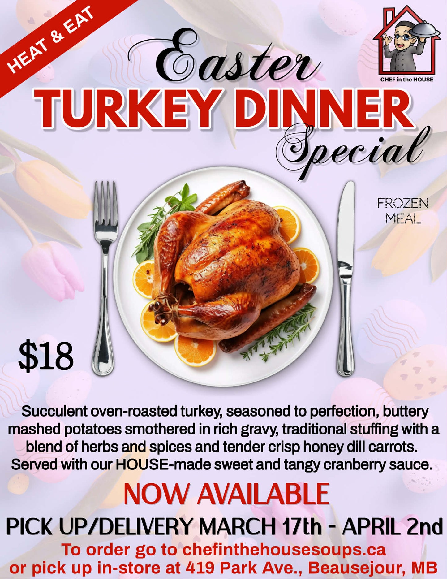 EASTER TURKEY DINNER PRE-ORDER
