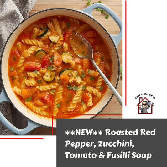 Chef’s Featured Soup -  𝙍𝙤𝙖𝙨𝙩𝙚𝙙 𝙍𝙚𝙙 𝙋𝙚𝙥𝙥𝙚𝙧, 𝙕𝙪𝙘𝙘𝙝𝙞𝙣𝙞 & 𝙏𝙤𝙢𝙖𝙩𝙤 𝙎𝙤𝙪𝙥