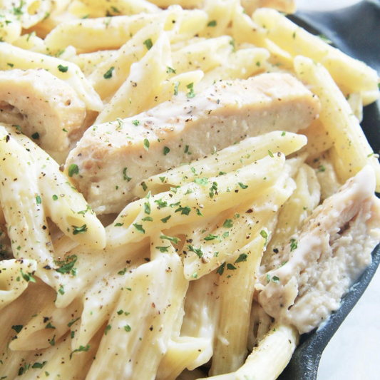 Chicken Penne Alfredo