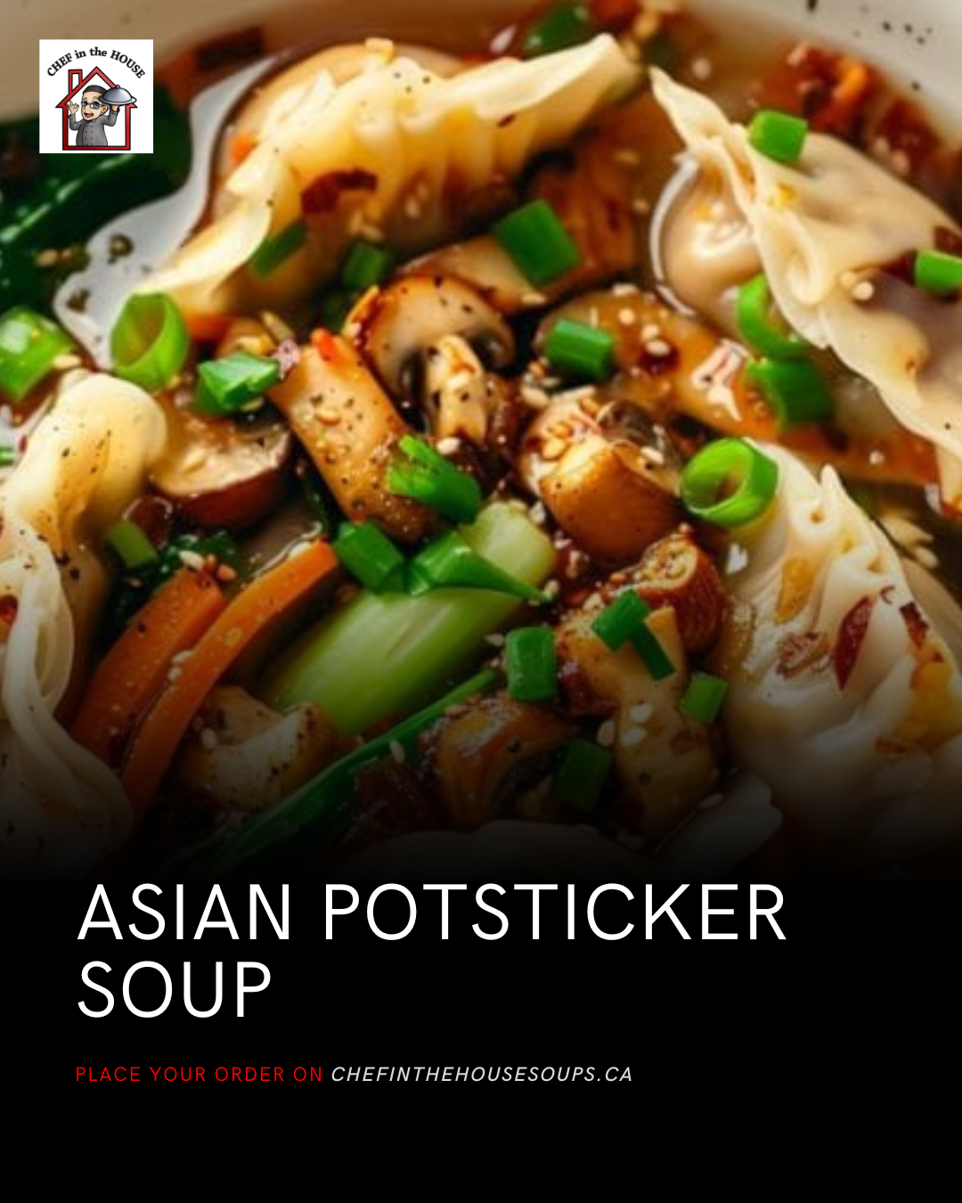 Chef’s Featured Soup -  𝘼𝙨𝙞𝙖𝙣 𝙋𝙤𝙩𝙨𝙩𝙞𝙘𝙠𝙚𝙧 𝙎𝙤𝙪𝙥