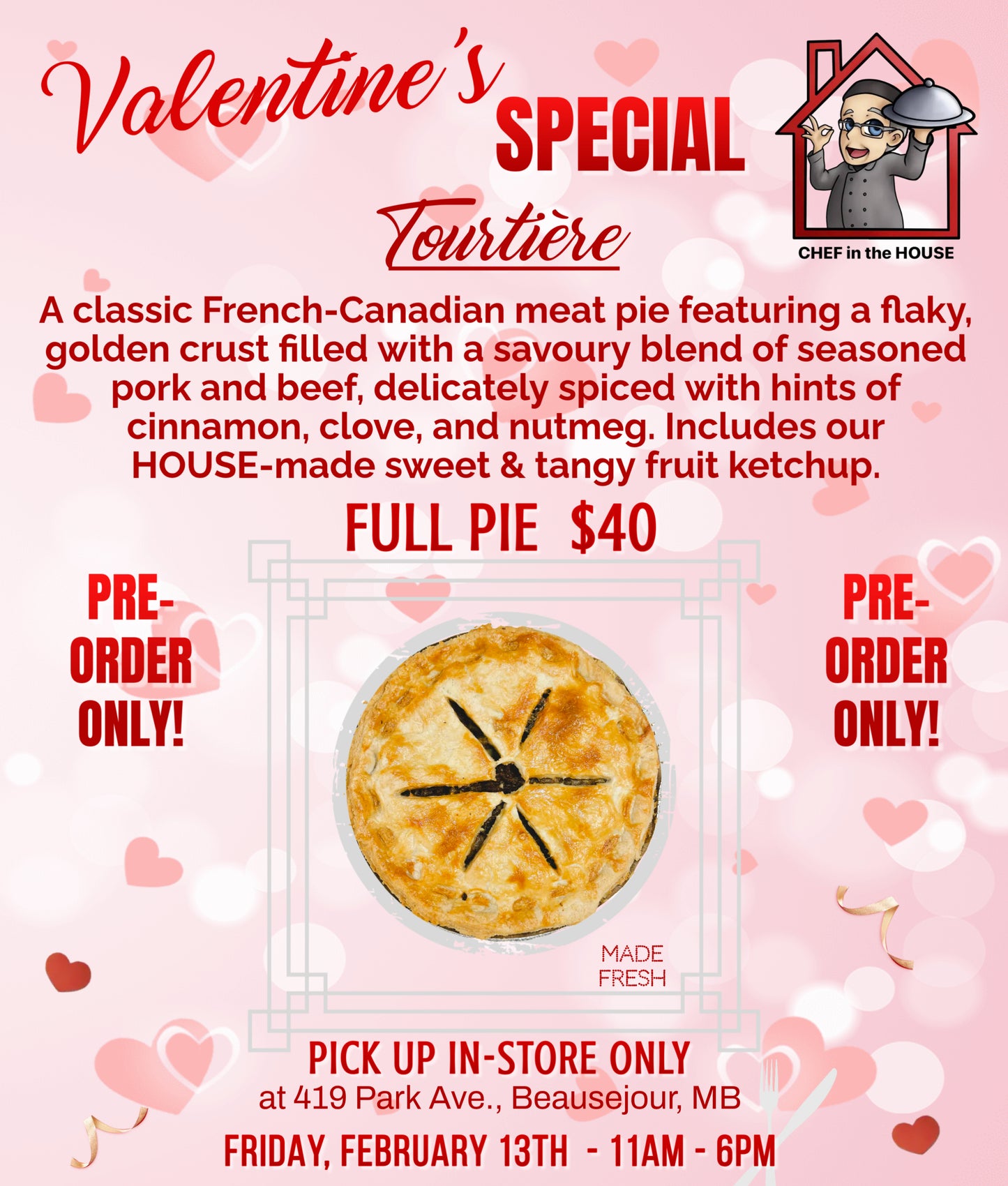 Tourtière Pre Order