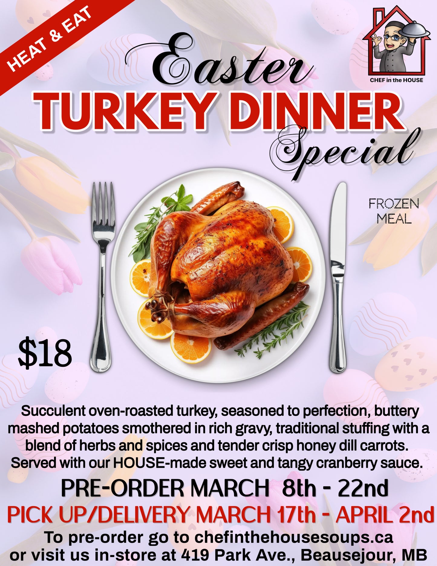 EASTER TURKEY DINNER PRE-ORDER